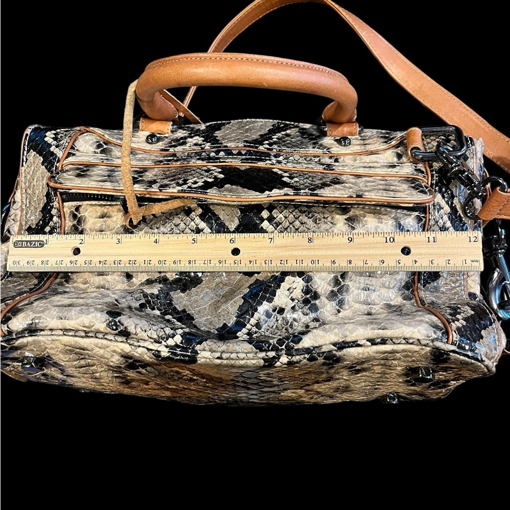 Rebecca Minkoff python handbag with shoulder strap - Picture 10 of 15